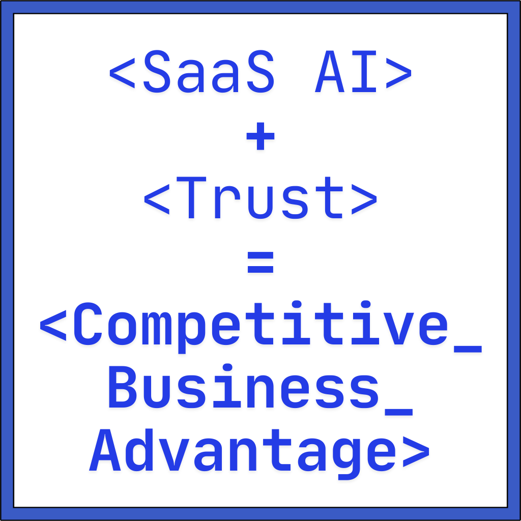 SaaS AI + TRUST = Competitive Business Advantage